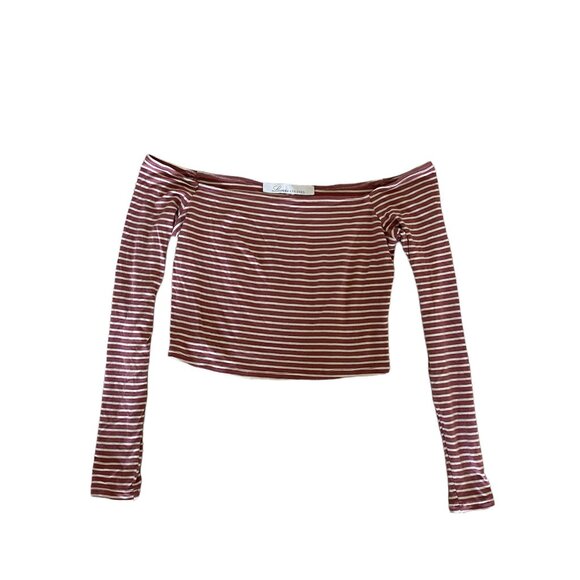 REVOLVE Lovers + Friends Megan Candy Stripe Crop Top Sz M - Picture 2 of 6